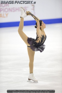 2013-03-02 Milano - World Junior Figure Skating Championships 9487 Samantha Cesario USA